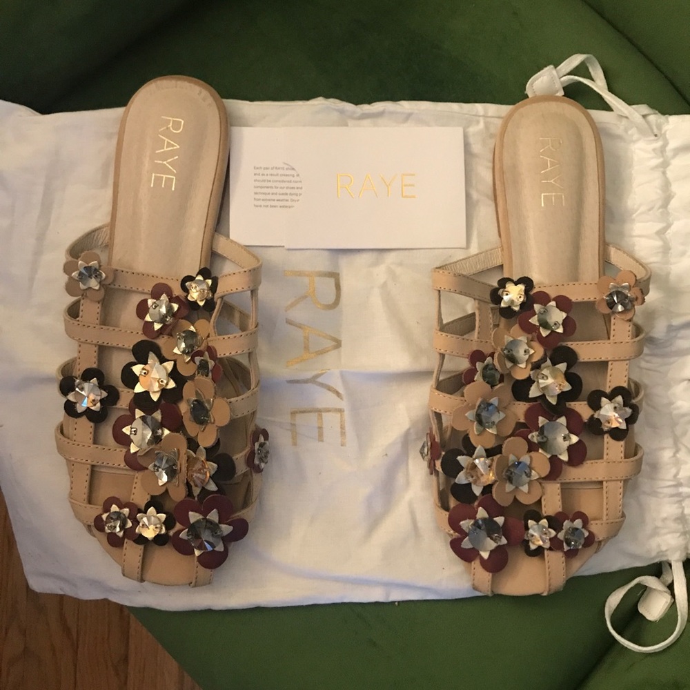 Raye Floral Embellished Slides 8 - image 1